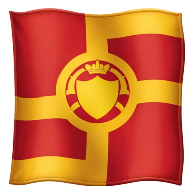 Bandiera della catalunya dimensione 64x64 sticker