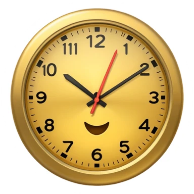 Clock it emoji sticker