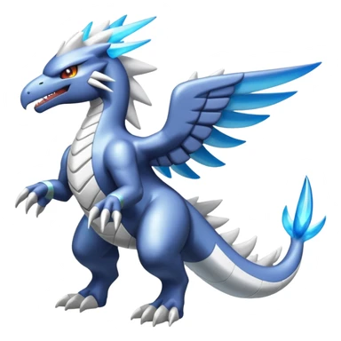 Shiny Glossy Alloy Shimmering Reshiram-Zekrom-Latios-Kyurem-Latios-hybrid-fusion, full body sticker
