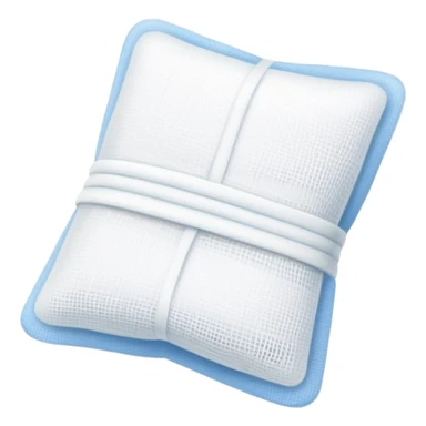 clean surgical gauze sticker