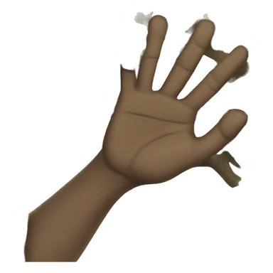 A hand slapping a tree sticker