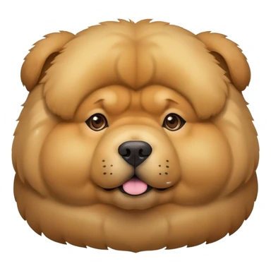 Obese chow chow sticker