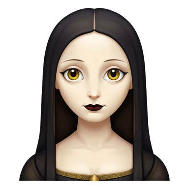 goth mona lisa sticker
