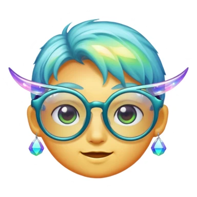 glasses with fae sticker