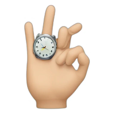 Un poing qui montre du doigt sticker