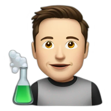 elon musk doing drugs, for educational purposes only, inclusiveness and positive, LGTBQ+ sticker