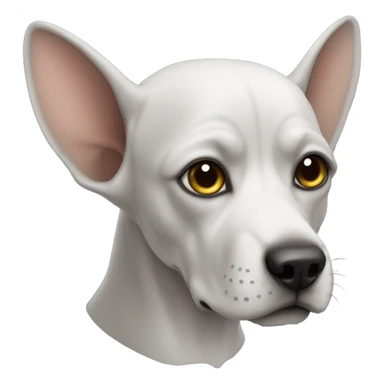 Un alien con cara de perro  sticker