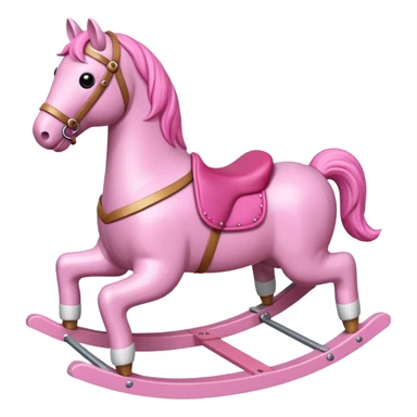 pink Rocking Horse sticker