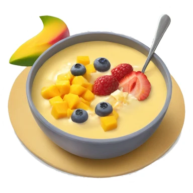 mango smoothie bowl sticker