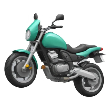 Moto qui fait du weeling sticker