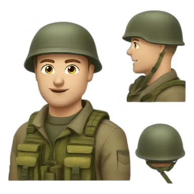 ukraine's soilder sticker