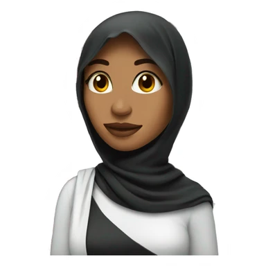 Woman with a Bahraini flag sticker