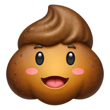 Poop emoji with supermicro logo sticker