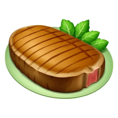 green pork steak sticker