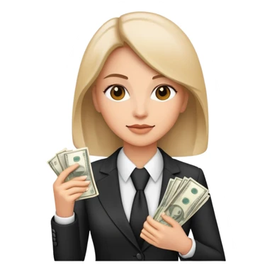 beauty biznes boss girl money sticker