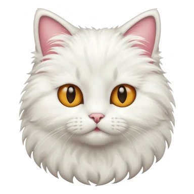 Fluffy cat sticker