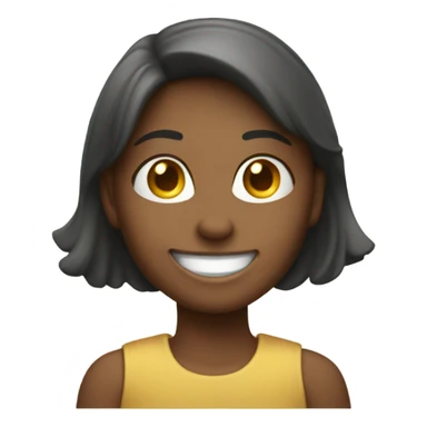 smiling girl in car interior sticker