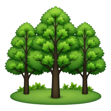 In our hometown, there’s plenty of trees sticker