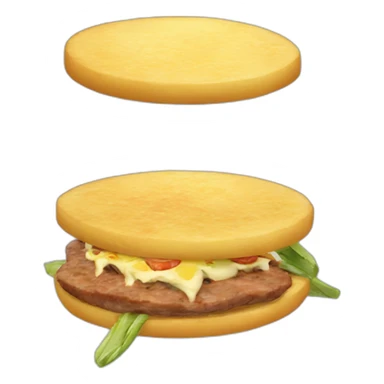 arepa Venezolana con relleno carne mechada sticker