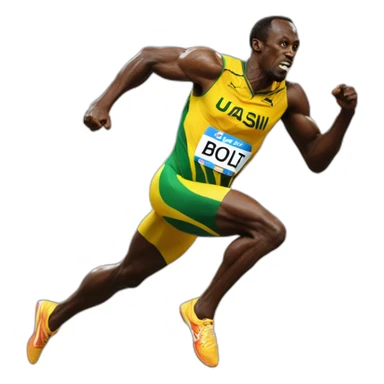 Usain bolt sticker