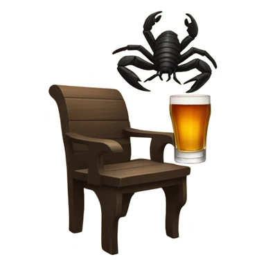 scorpion drinks whiskey in the church  sticker