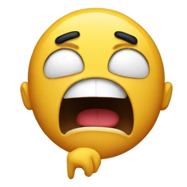 Shaking head angrily  sticker