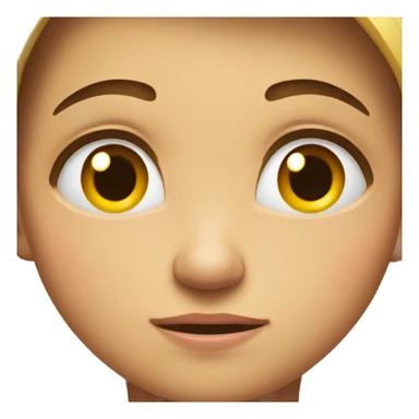 Concerned face with a smirk with no beard sticker