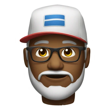 cool dude in cap sticker