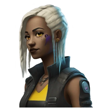 cyberpunk 2077 main character V sticker