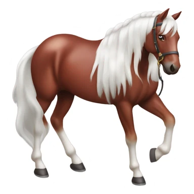Caballo rojo sticker