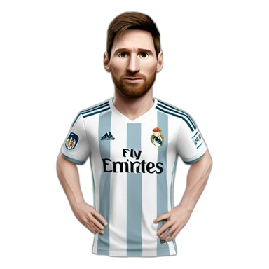 lionel-messi-in-real-madrid-shirt sticker