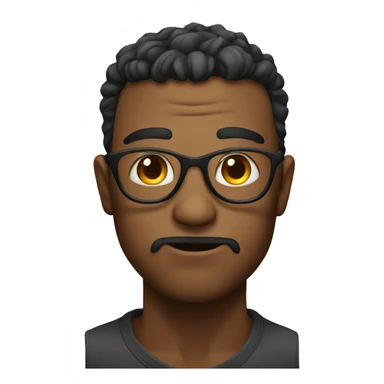 cool dude staring at you sticker