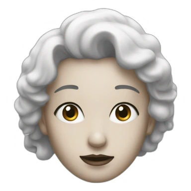 Une voilée aux teint noir sticker