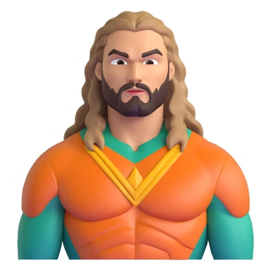 Jason Momoa as Aquaman sticker