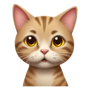 A cute cat is blowing kisses sticker