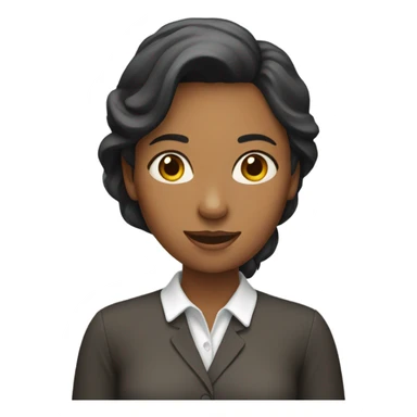 A woman teaching english sticker