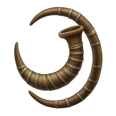 Viking horn sticker