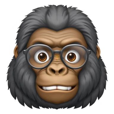 Gorillas with specs sticker