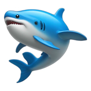 Un dauphin sur un hypocampe sticker