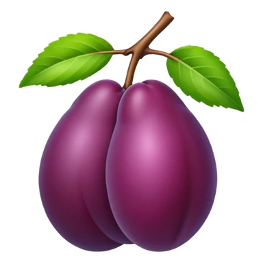 Plum sticker
