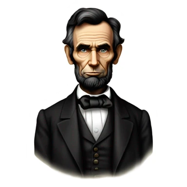 abraham lincoln sticker