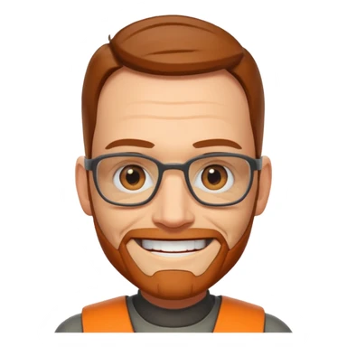 gordon freeman Grinning Face with closer Smiling Eyes sticker
