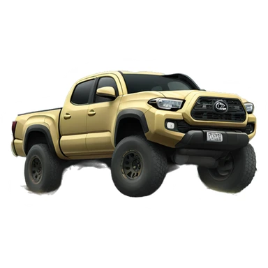 hawai’i style lifted tacoma sticker