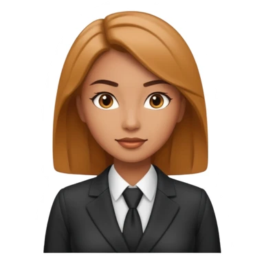 ceo woman confidently wears smart business attire sticker