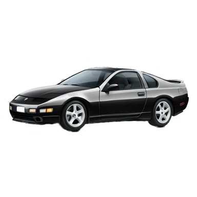 Black Nissan 300zx from 1996 sticker