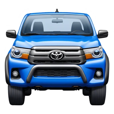 Toyota Hilux - Toyota (Model Year: 2021) (Iconic colour: Blue) sticker