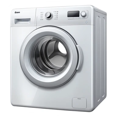 A washing machine sticker