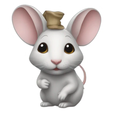 Un e fée souris sticker