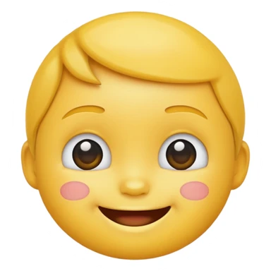 Toddler emoji sticker