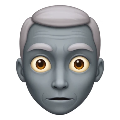 Mutant tall skinny gray sticker